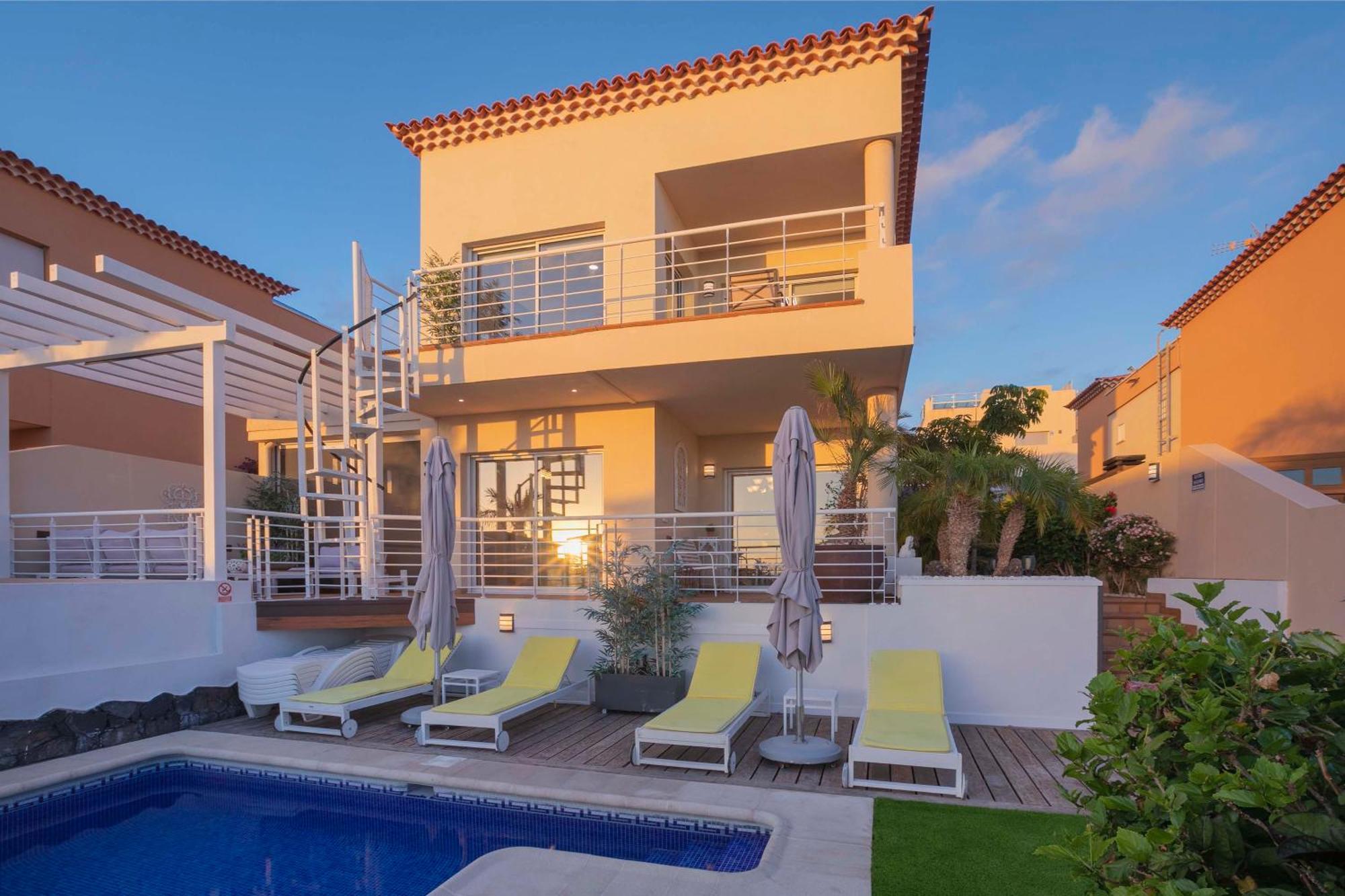 My Island Escape - Sea Views - Private Pool, Sauna Puerto de Santiago  Ngoại thất bức ảnh